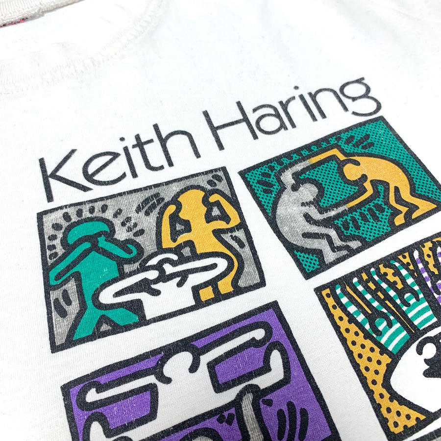 Mid 90's Keith Haring Block Print T-Shirt