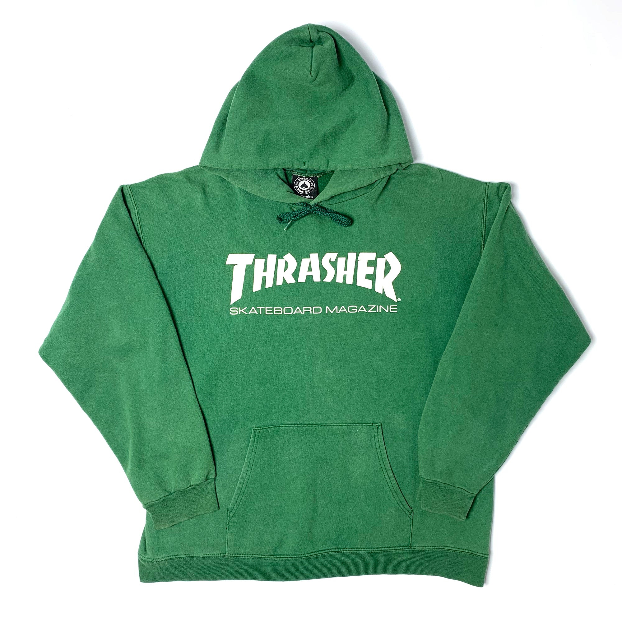 Forest green thrasher hoodie on sale