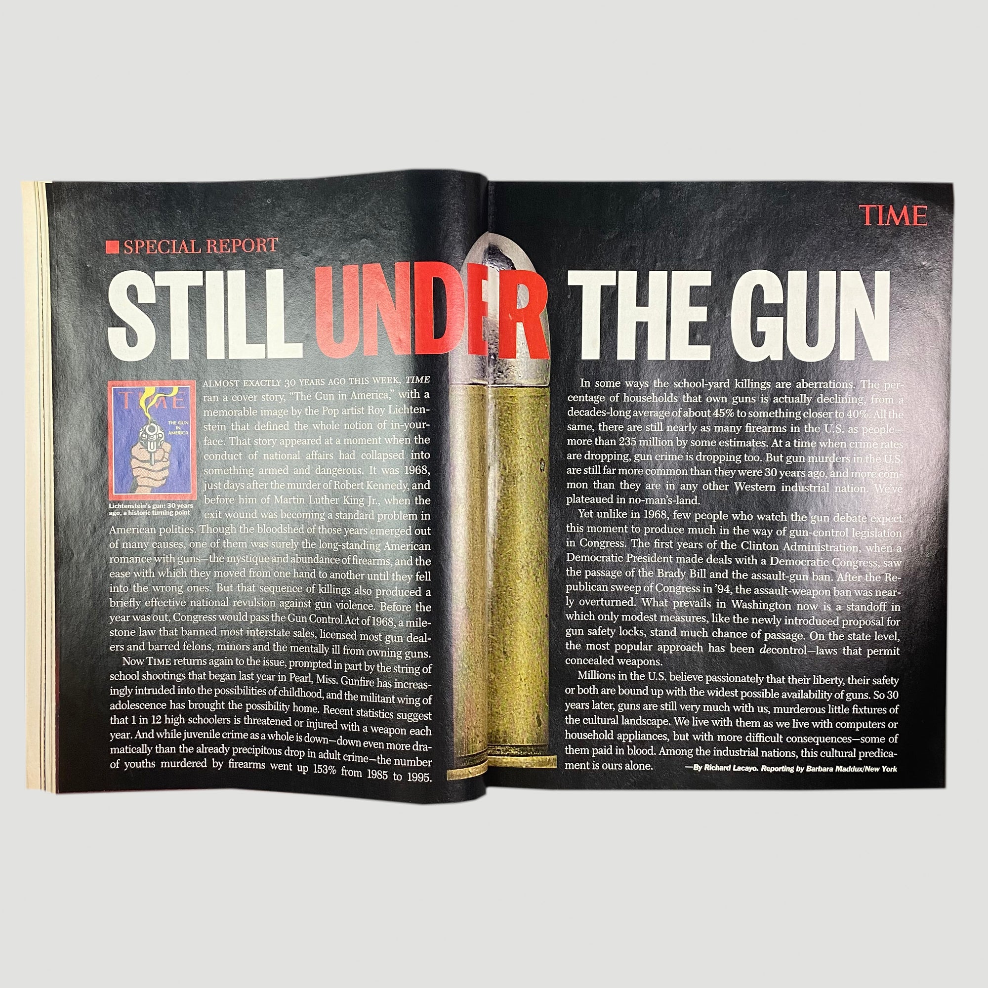 1998 TIME Magazine The Gun in America