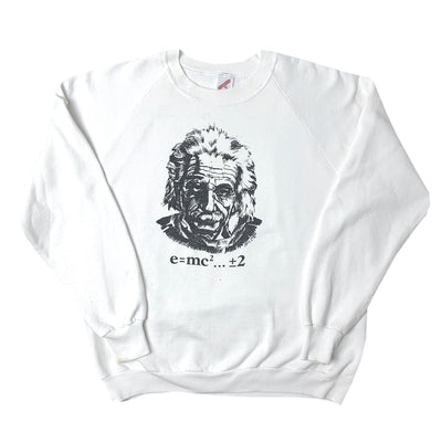 80's Einstein E=MC2 Portrait Sweatshirt