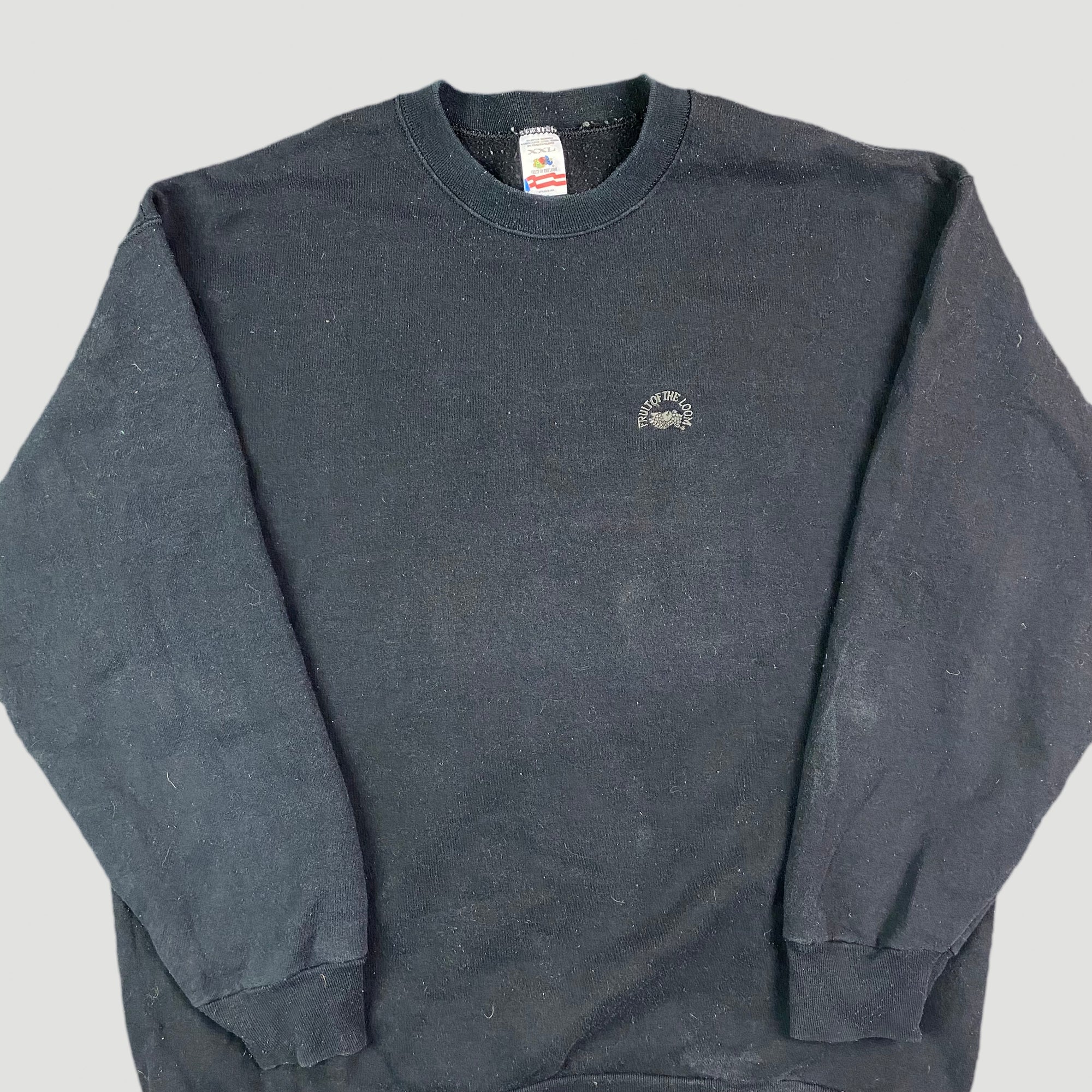 Fruit of the loom logo clearance sweatshirt