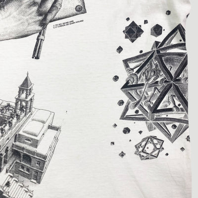 1990 M.C. Escher All Over Print T-Shirt