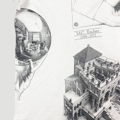 1990 M.C. Escher All Over Print T-Shirt