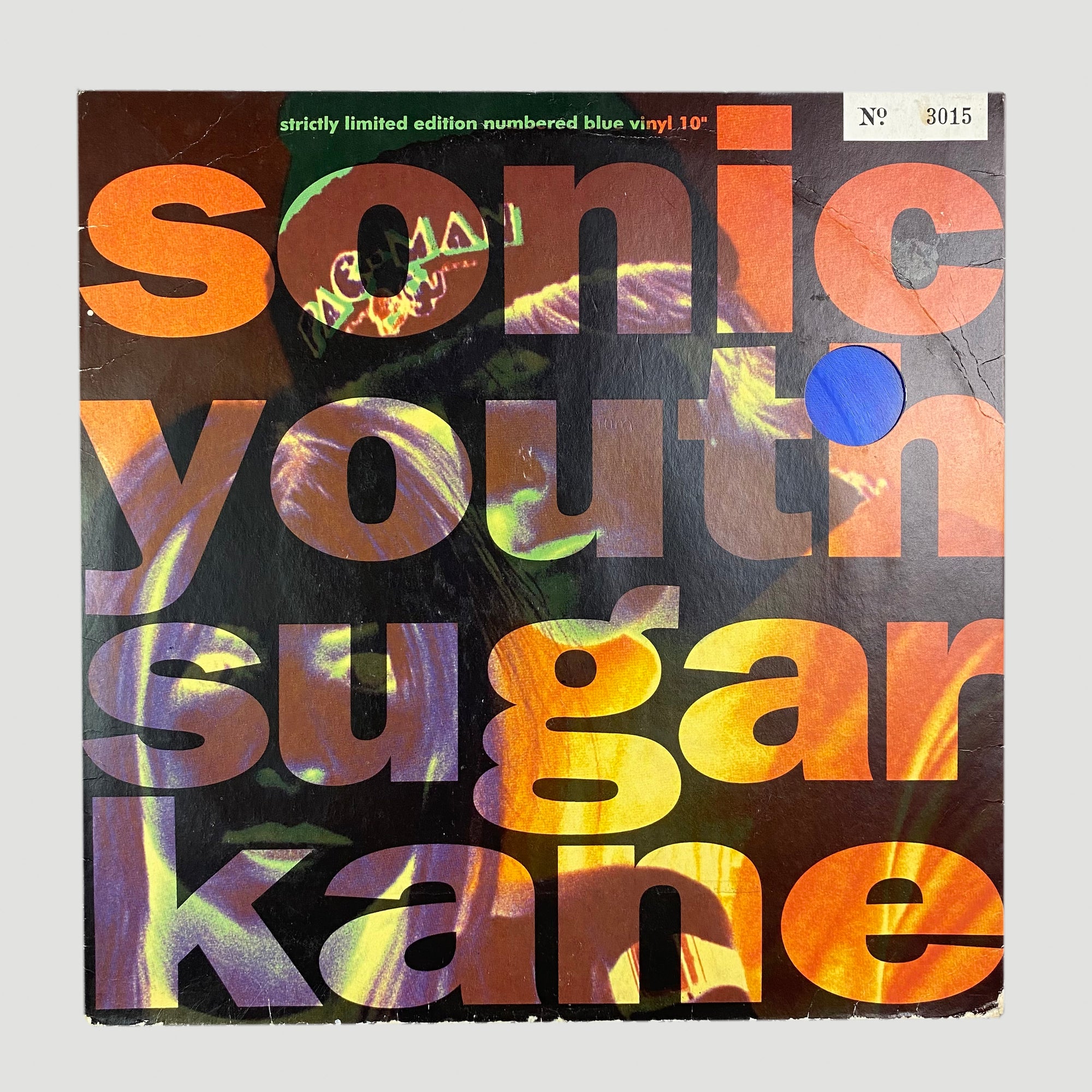 1992 Sonic Youth 'Sugar Kane' Ltd Ed. Blue Vinyl 12"