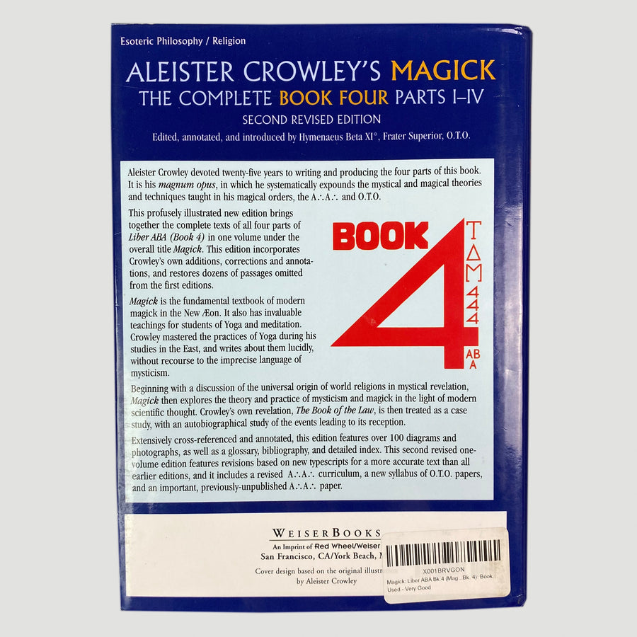 2008 Aleister Crowley Magick Book 4