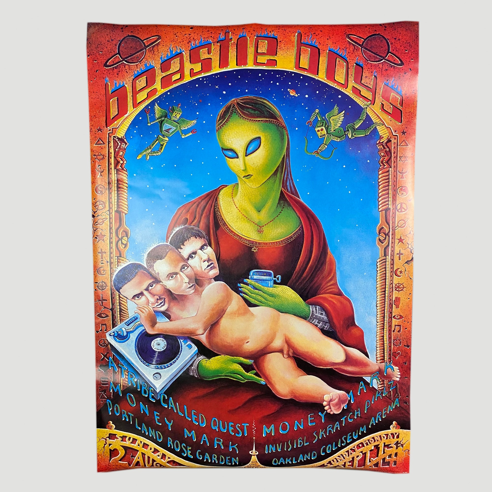 1998 Beastie Boys Door Poster