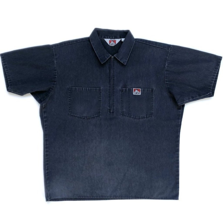 90's Ben Davis Half Zip Work Shirt
