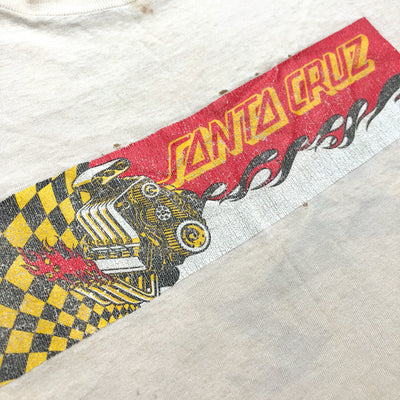 90's Santa Cruz 'Hot Rod' Single Stiched T-shirt