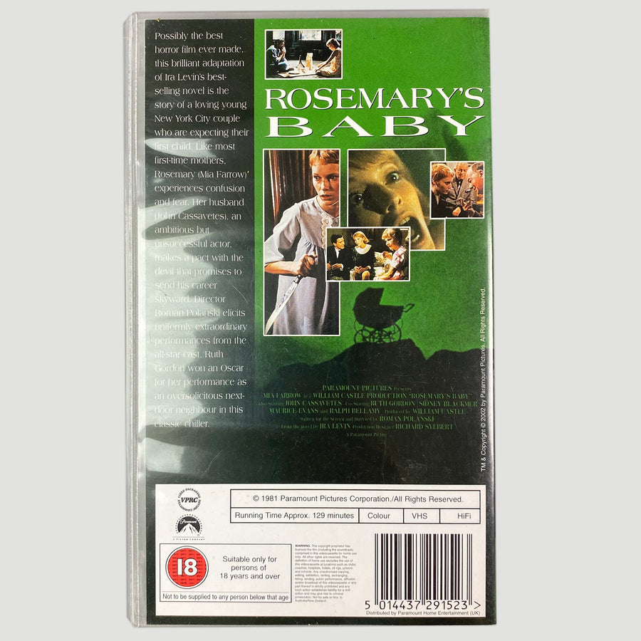 80s Rosemary's Baby VHS