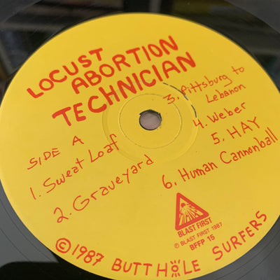 1987 Butthole Surfers Locust Abortion Technician LP