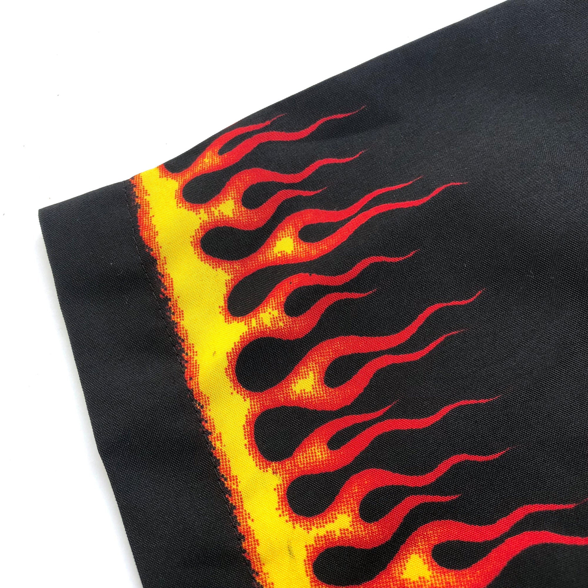 Late 90's all over Flame Print Shirt