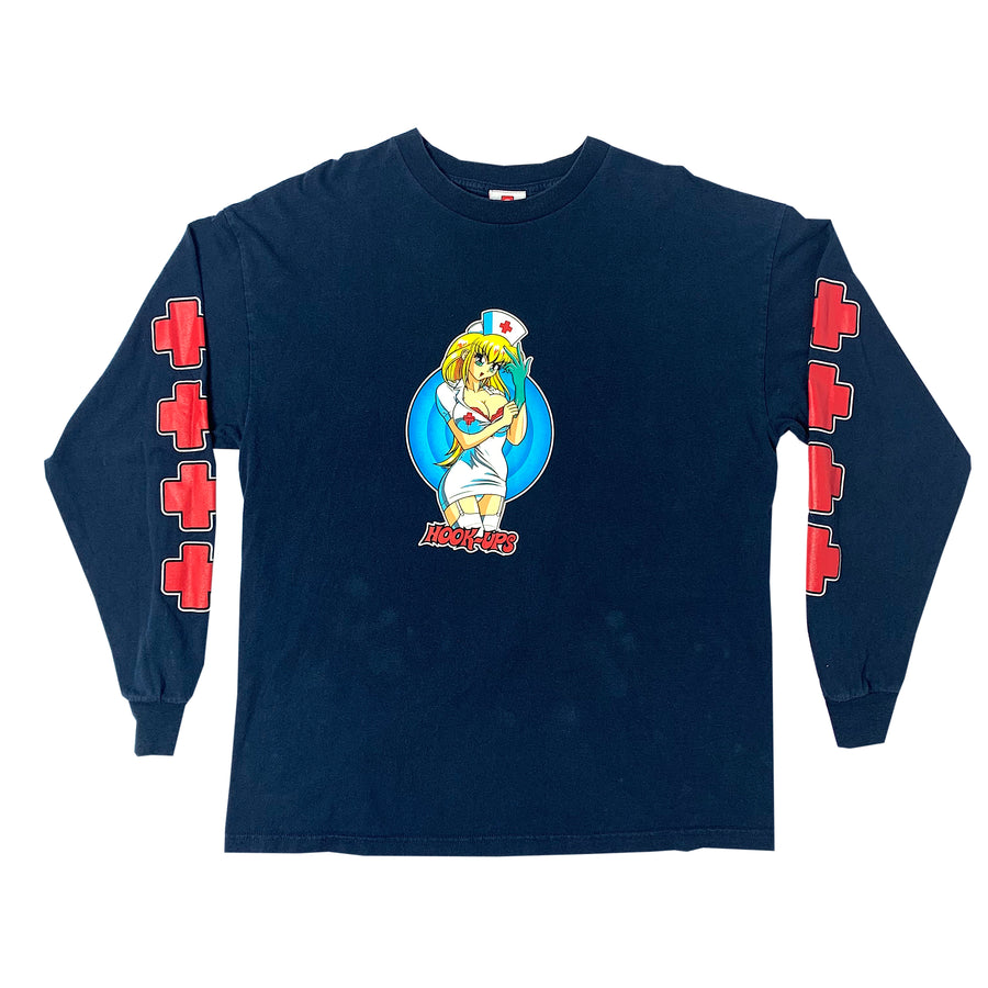 90's Hook-Ups Nurse Longsleeve T-Shirt