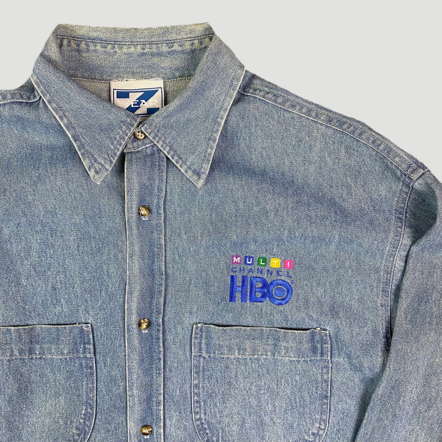 90's HBO Denim Work Shirt