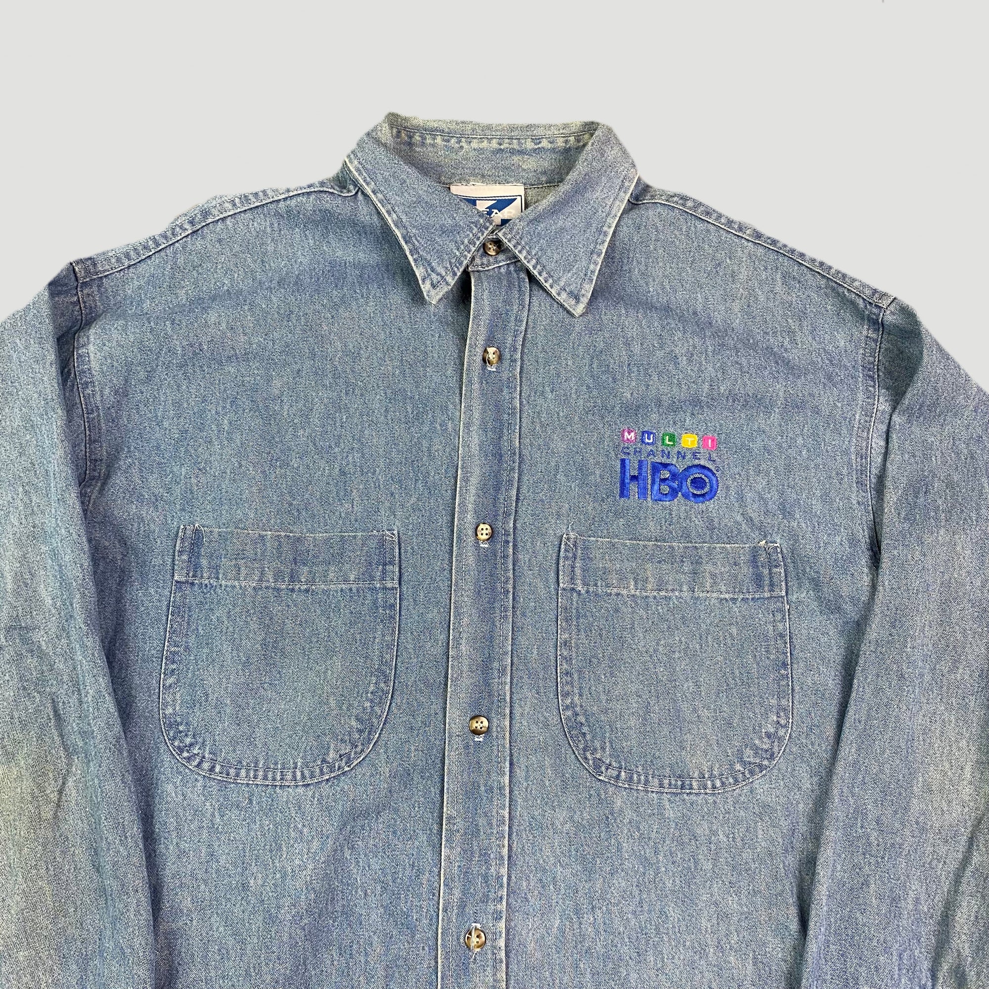 90's HBO Denim Work Shirt