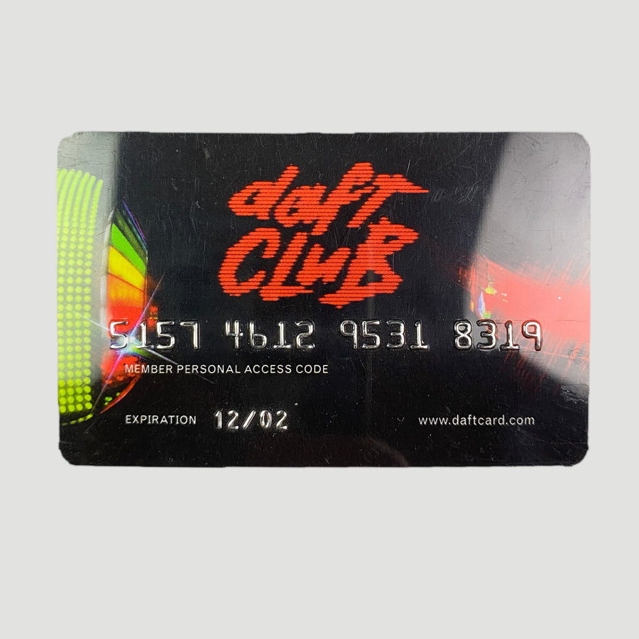 2001 Daft Punk Membership Card