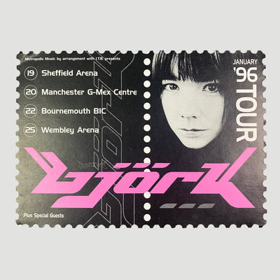 1996 Bjork Tour Promotional Post Card