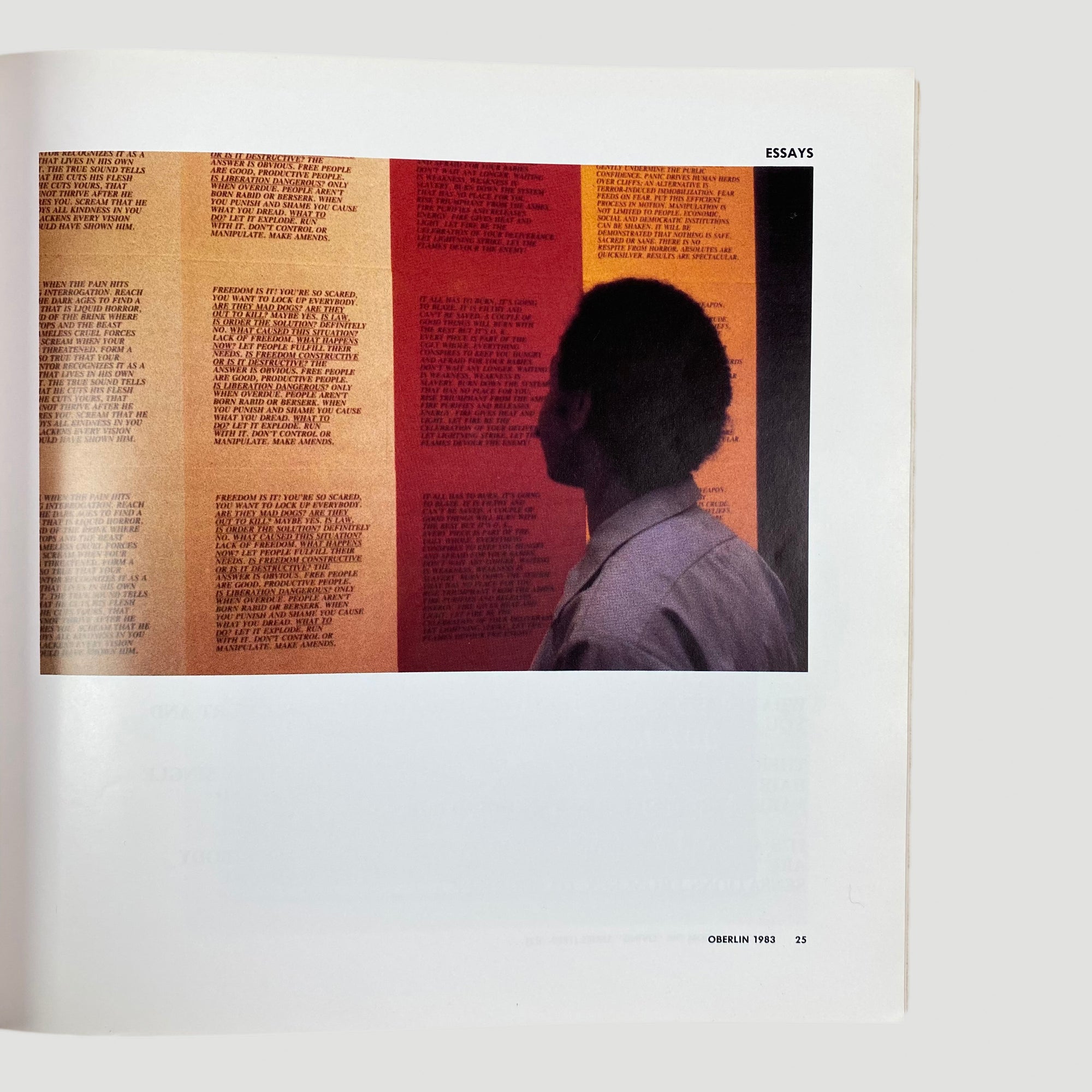 1986 Jenny Holzer: Signs (1st Edition UK)