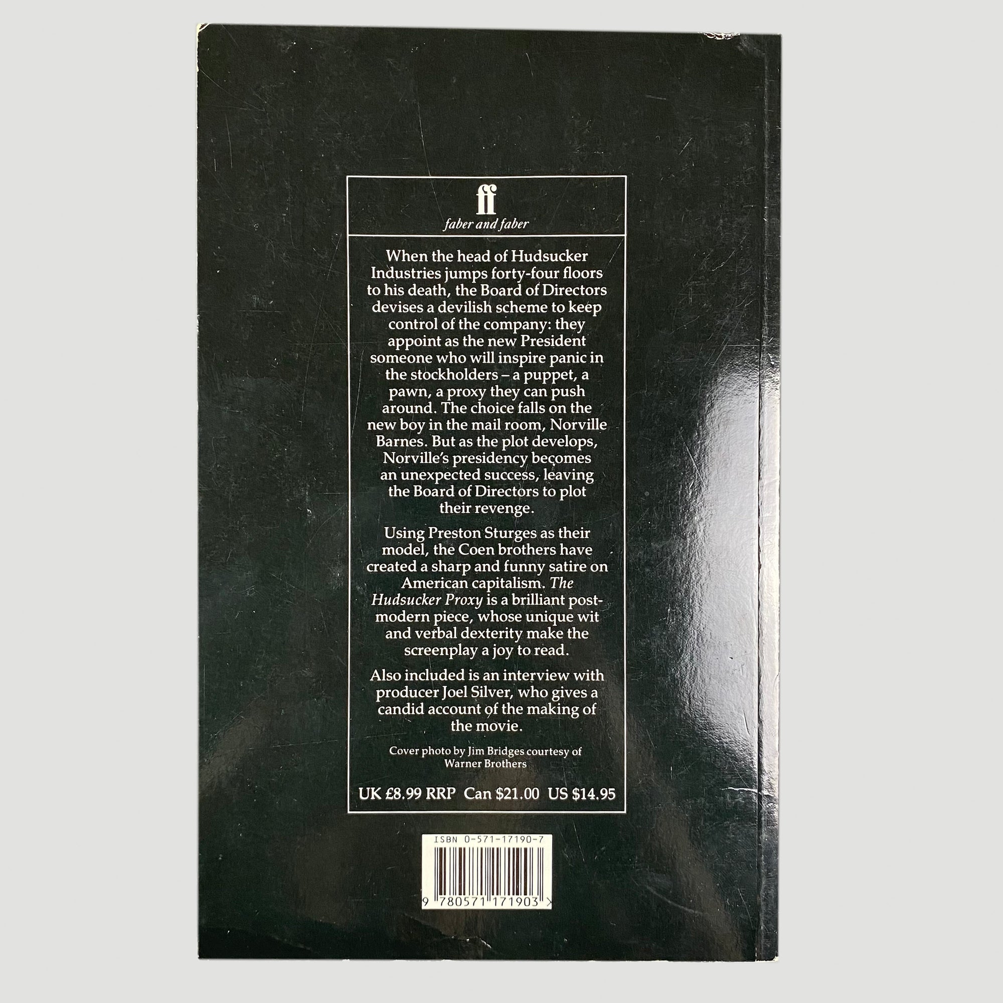 1994 The Hudsucker Proxy Screenplay + Interview