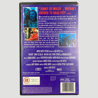 1995 Hackers Big Box Ex-Rental VHS