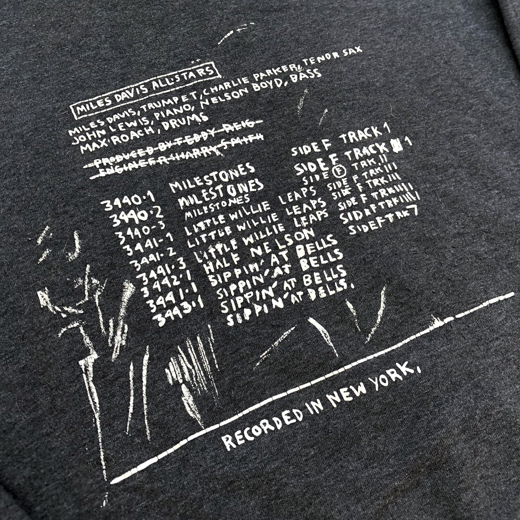 00's Japanese Basquiat 'Miles Davis Allstars' Hoodie