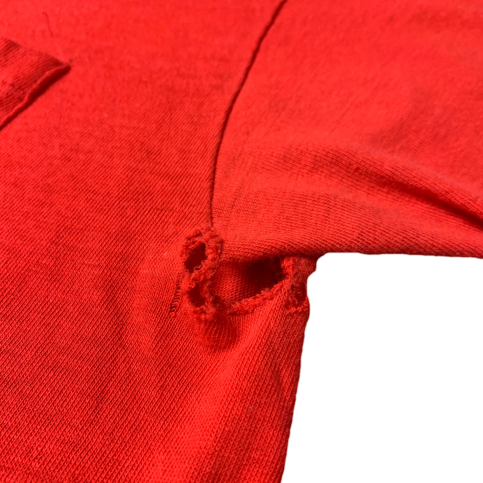 70's Hanes Basic Red Pocket T-Shirt