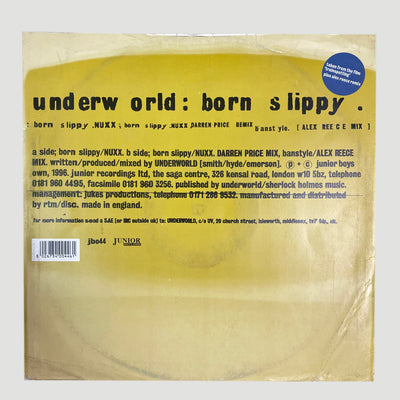 1996 Underworld Born Slippy 12" Single