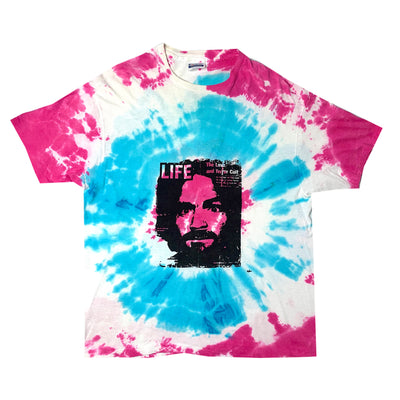 90's Life Magazine Charles Manson Tie Dye T-Shirt