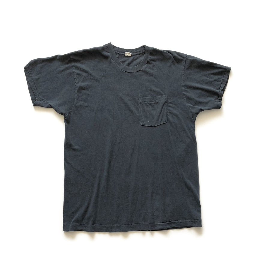 90s Single Stitch Black Pocket T-Shirt
