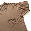 80's Brown Single Stitch Pocket T-Shirt