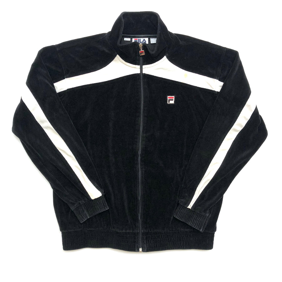 90's Fila Velour Zip Track Jacket