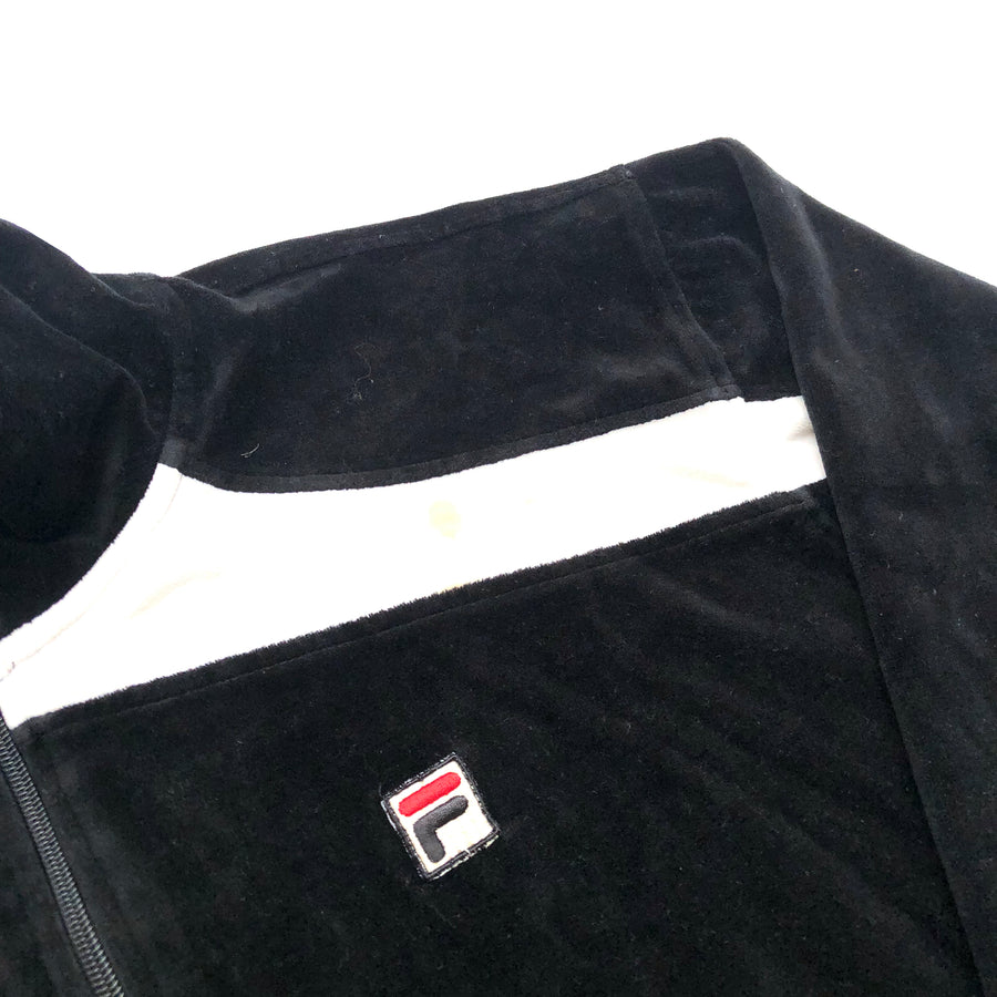 90's Fila Velour Zip Track Jacket