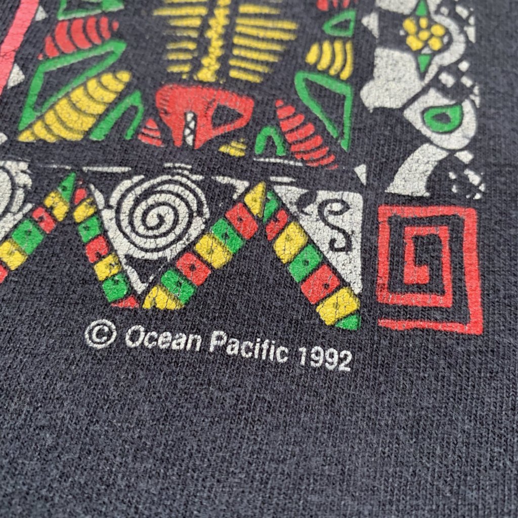 1992 Ocean Pacific Tribal graphic T-shirt