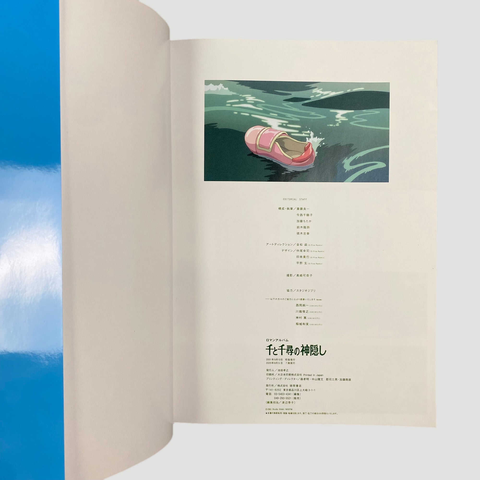 2020 Spirited Away Roman Album Japanese Brochure