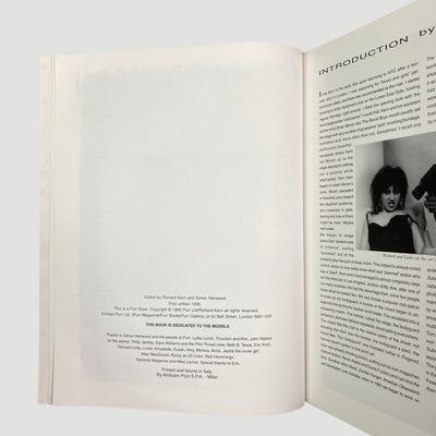 1995 First Edition Richard Kern 'New York Girls' Intro by Lydia Lunch
