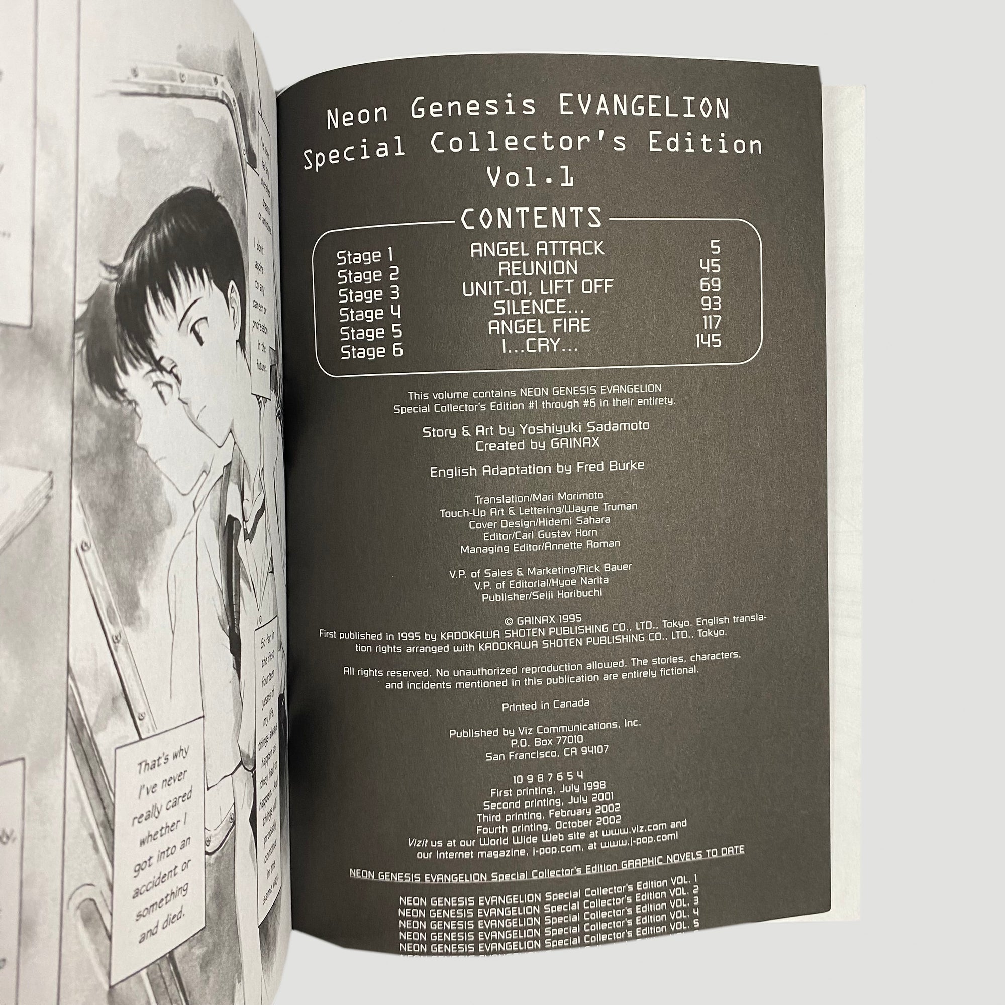2001 Neon Genesis 'Evangelion vol. 1'