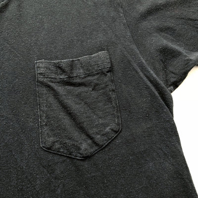 Early 90s Single Stitch Black Pocket T-Shirt