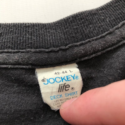 Early 90s Single Stitch Black Pocket T-Shirt