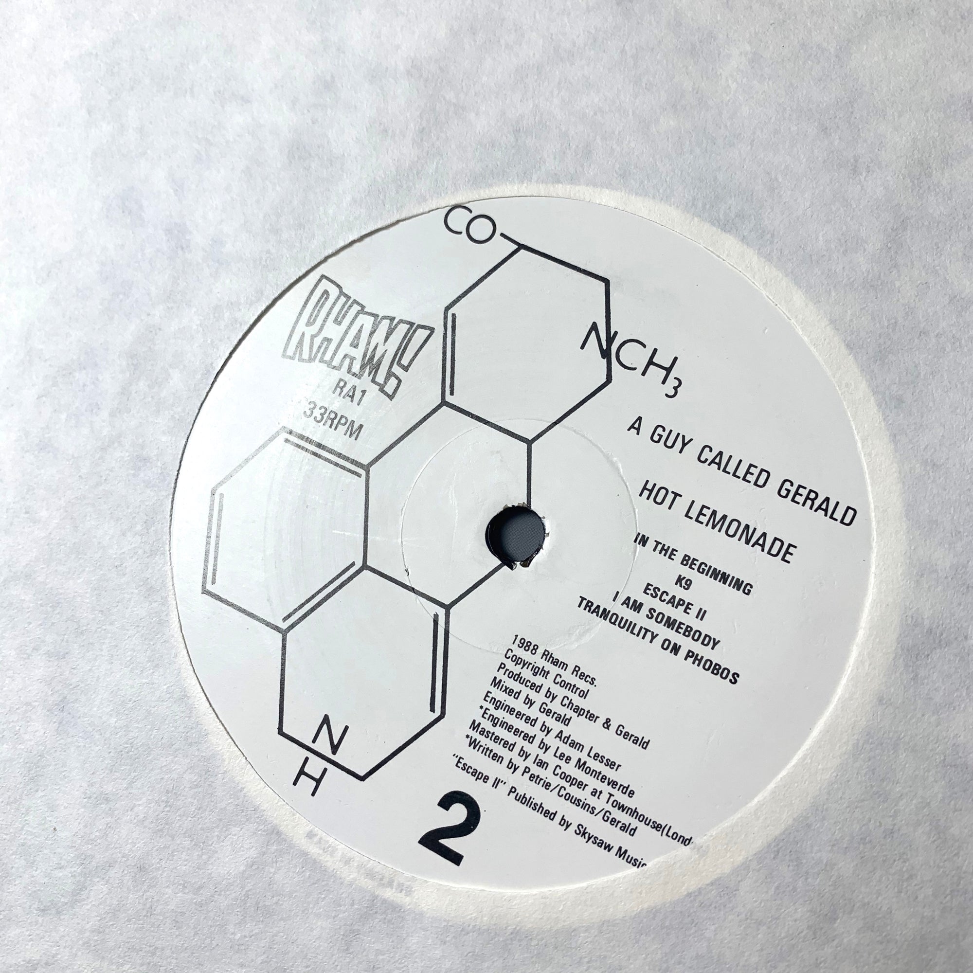 1989 A Guy Called Gerald 'Hot Lemonade' LP