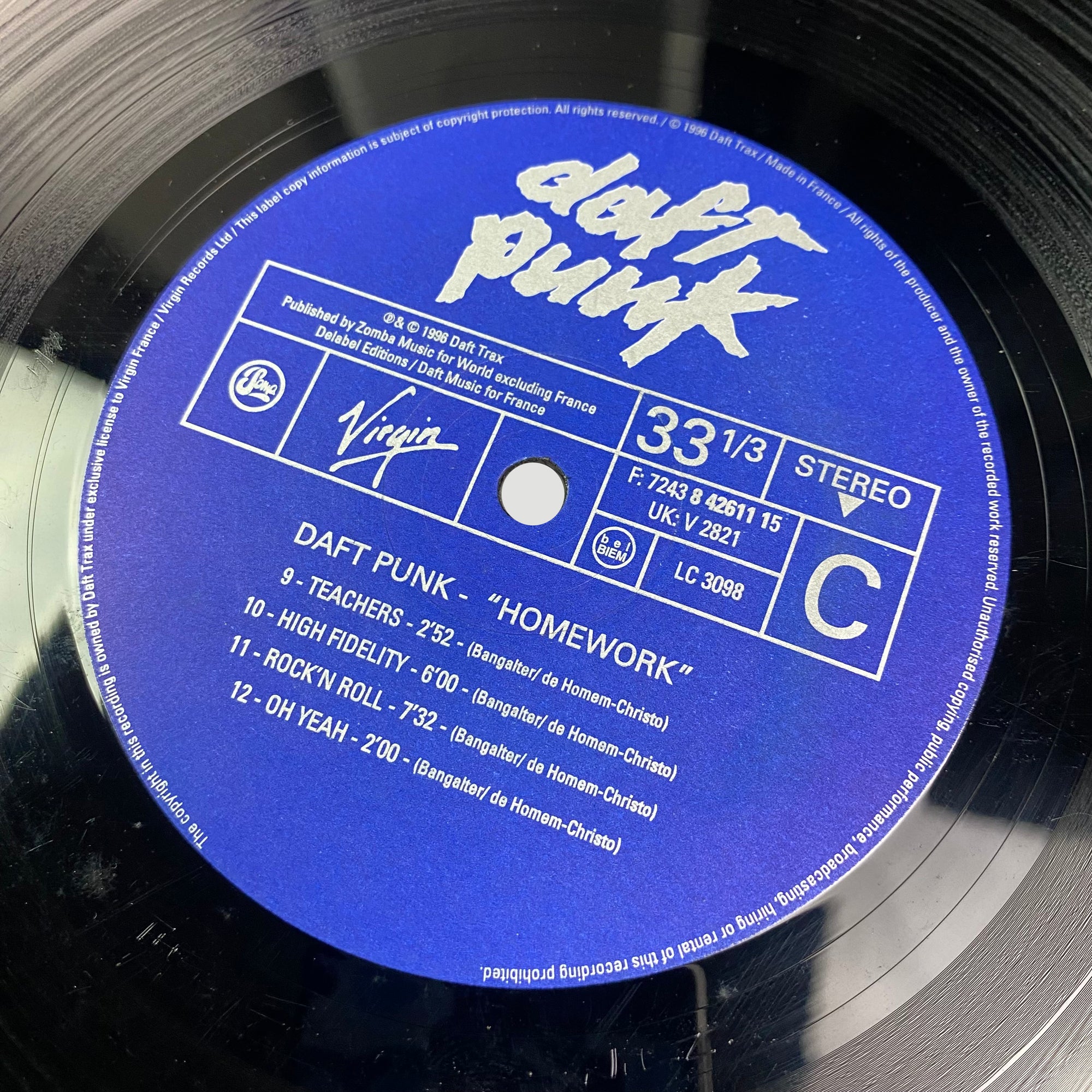 1997オリジナル Daft Punk / Homework シュリンク 2LP Daft Punk: Homework Vinyl 2LP — TurntableLab.com