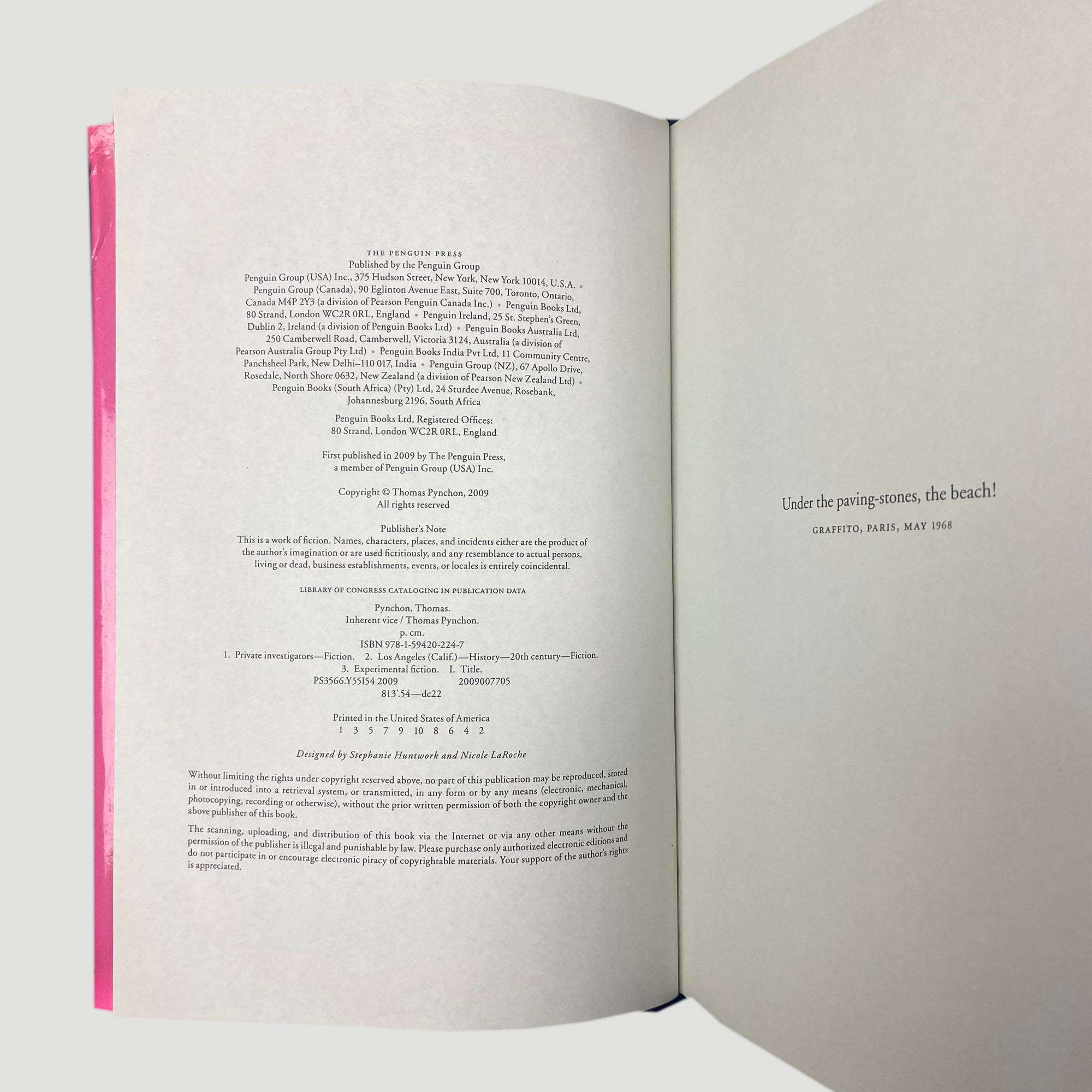 2014 Inherent Vice Hardback UK 1st Edition