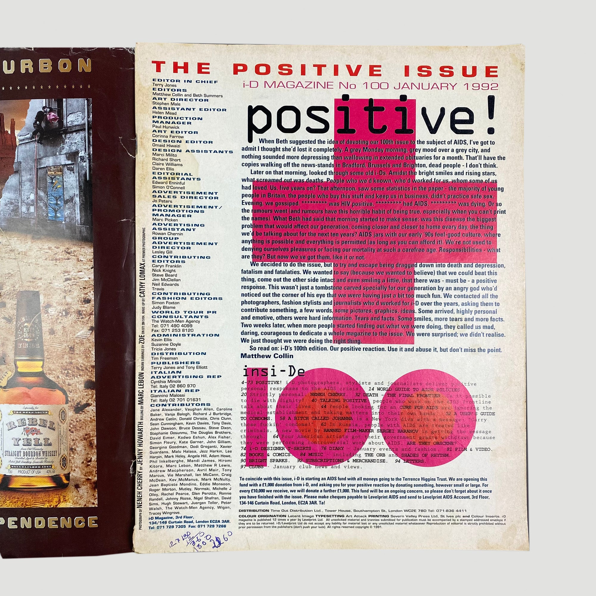 1992 i-D Magazine January Issue