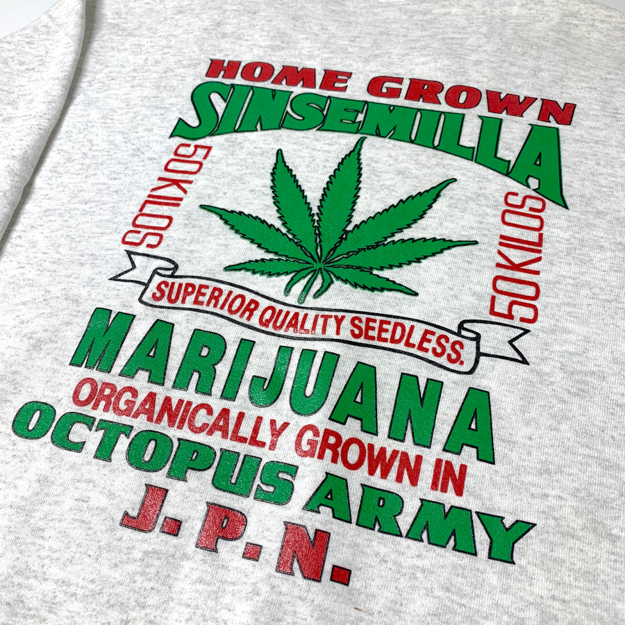 90's Home Grown Sinsemilla Weed Sweatshirt