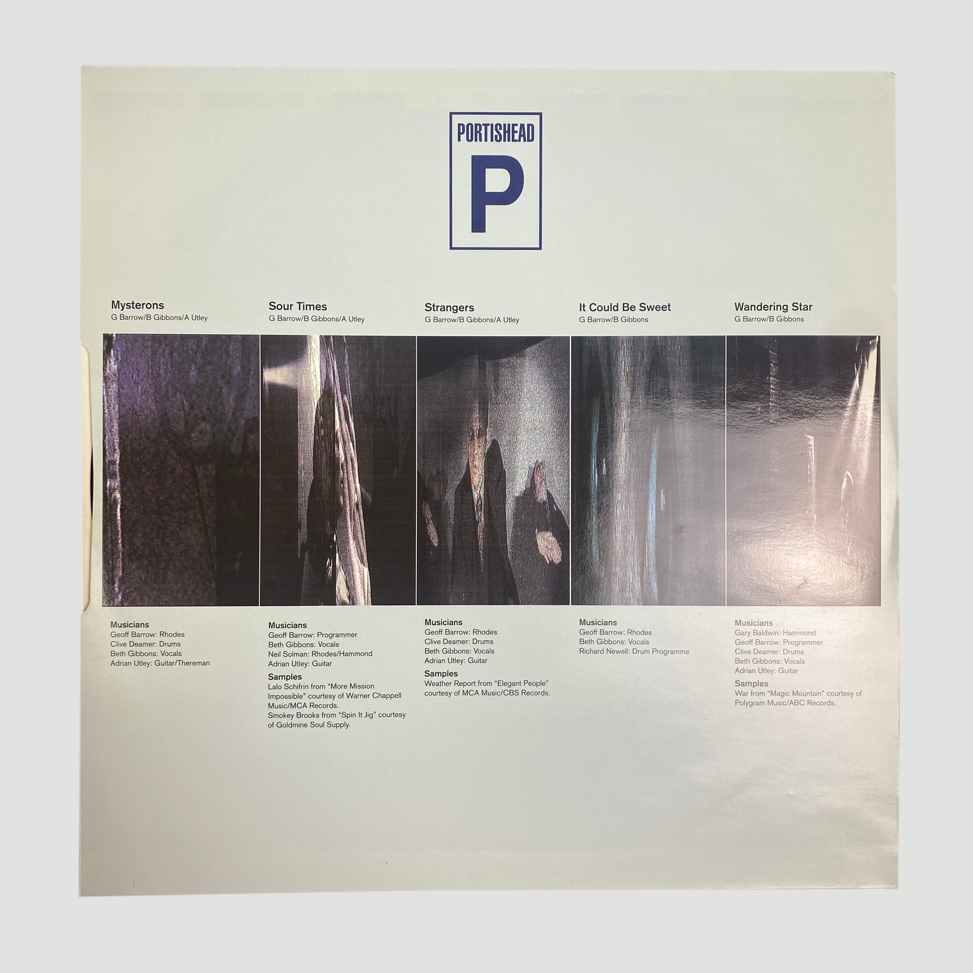 1994 Portishead 'Dummy' UK 1st Press LP