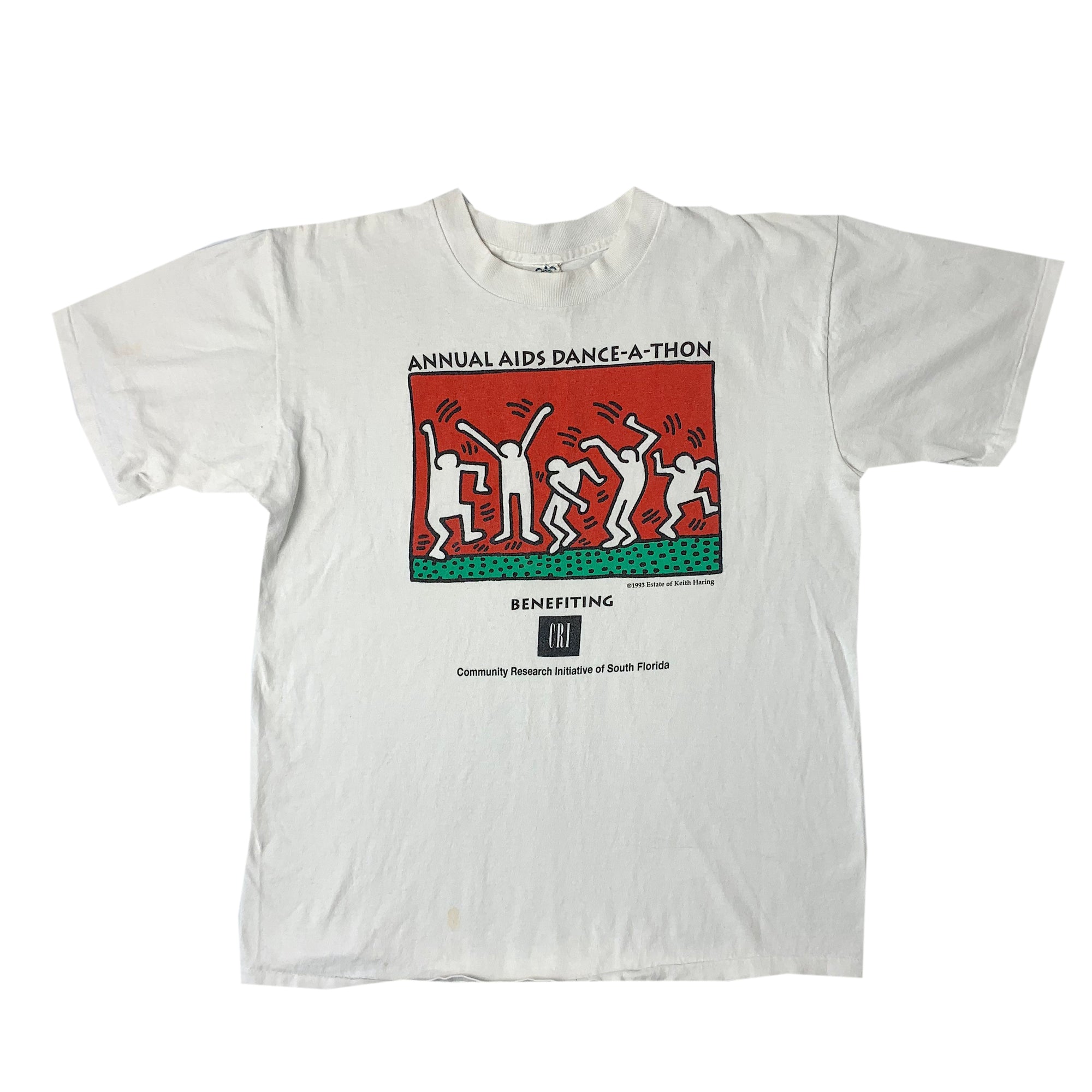 1993 Keith Haring AIDS Dance-a-thon T-Shirt