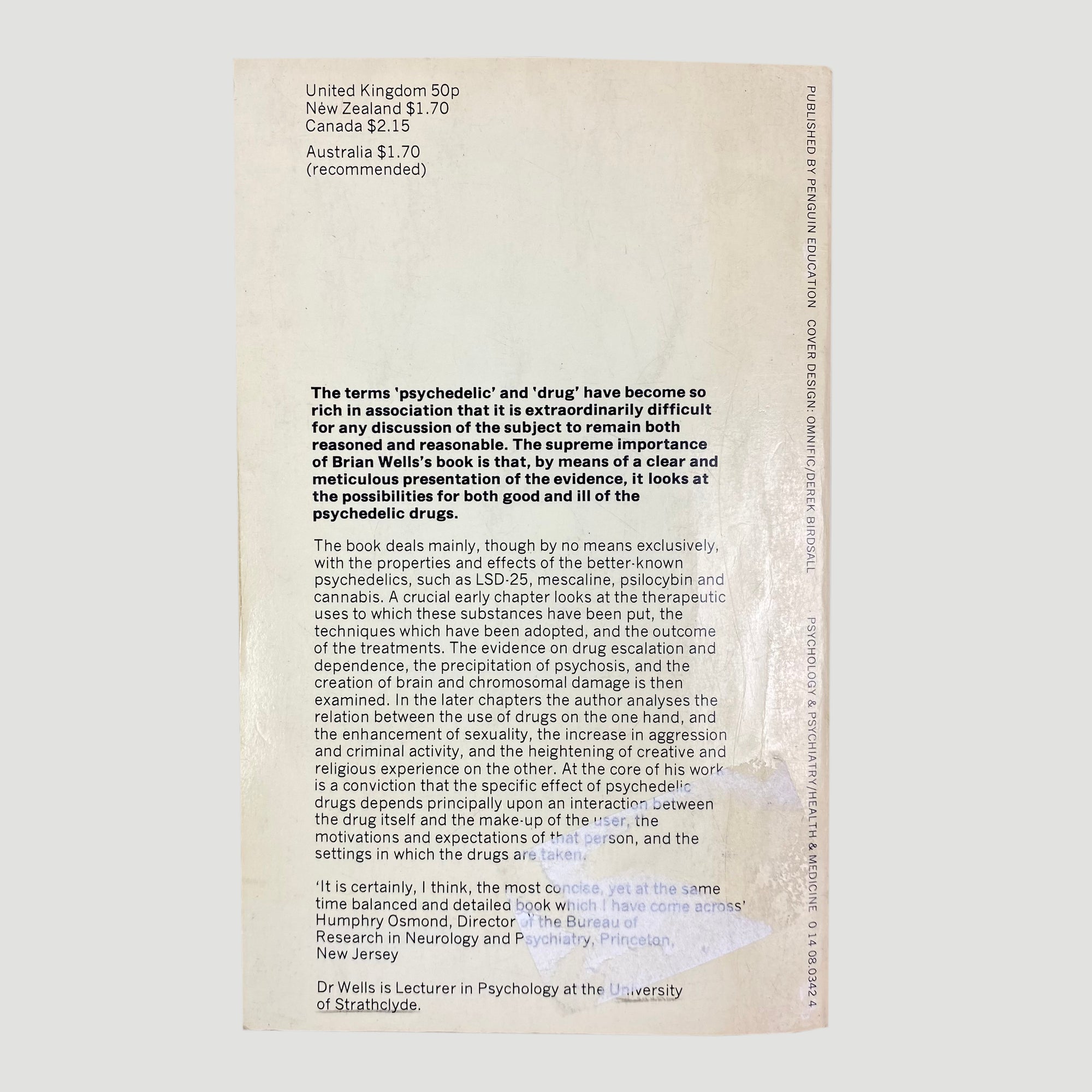 70's Psychedelic Drugs: Psychological Medical & Social Issues