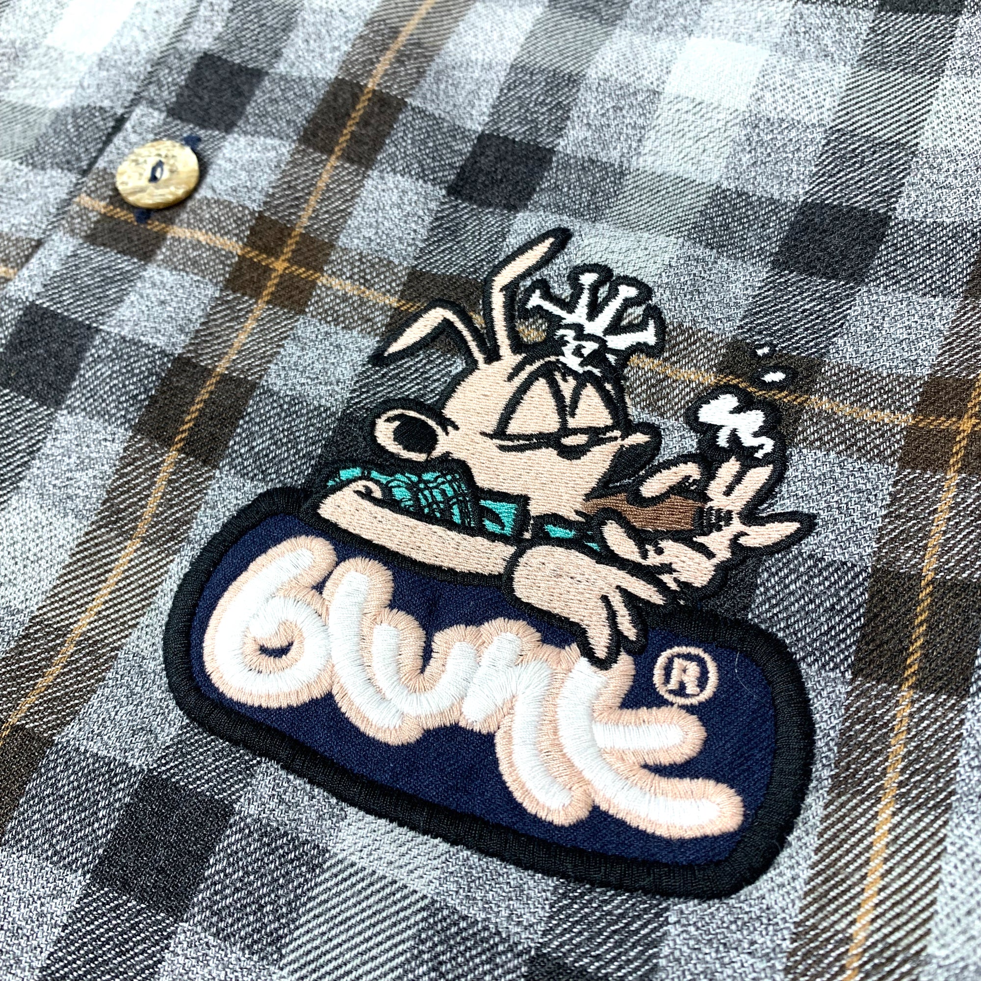 Late 90's Blunt button up plaid Shirt