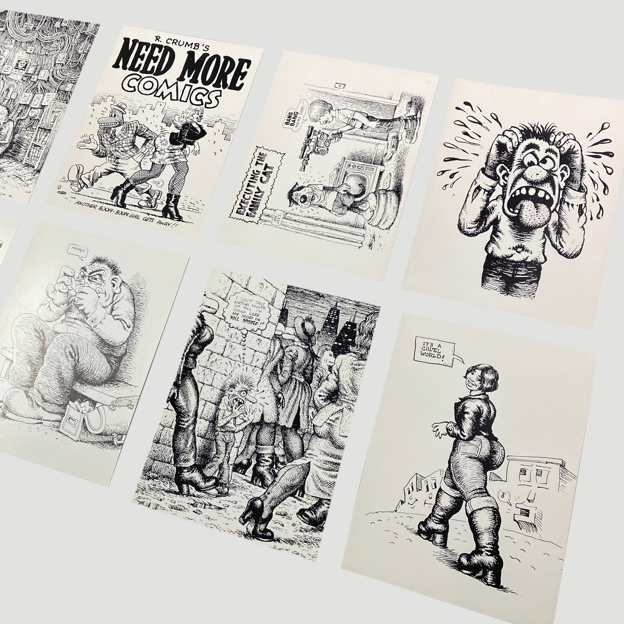 1973 Robert Crumb Postcard Set (10 Cards)
