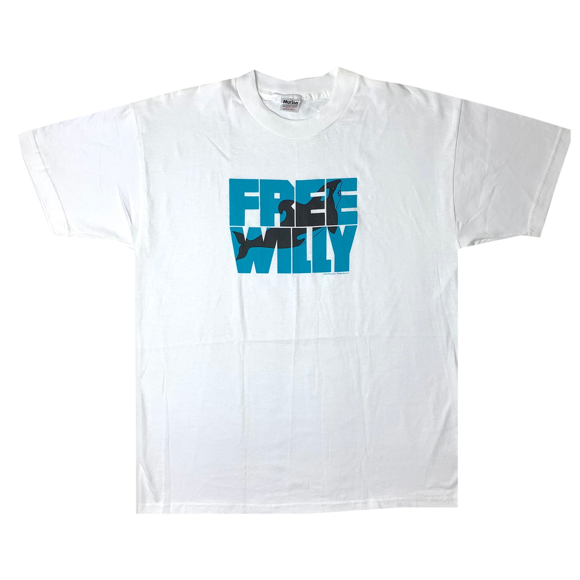 1993 Free Willy Movie Promo T-Shirt