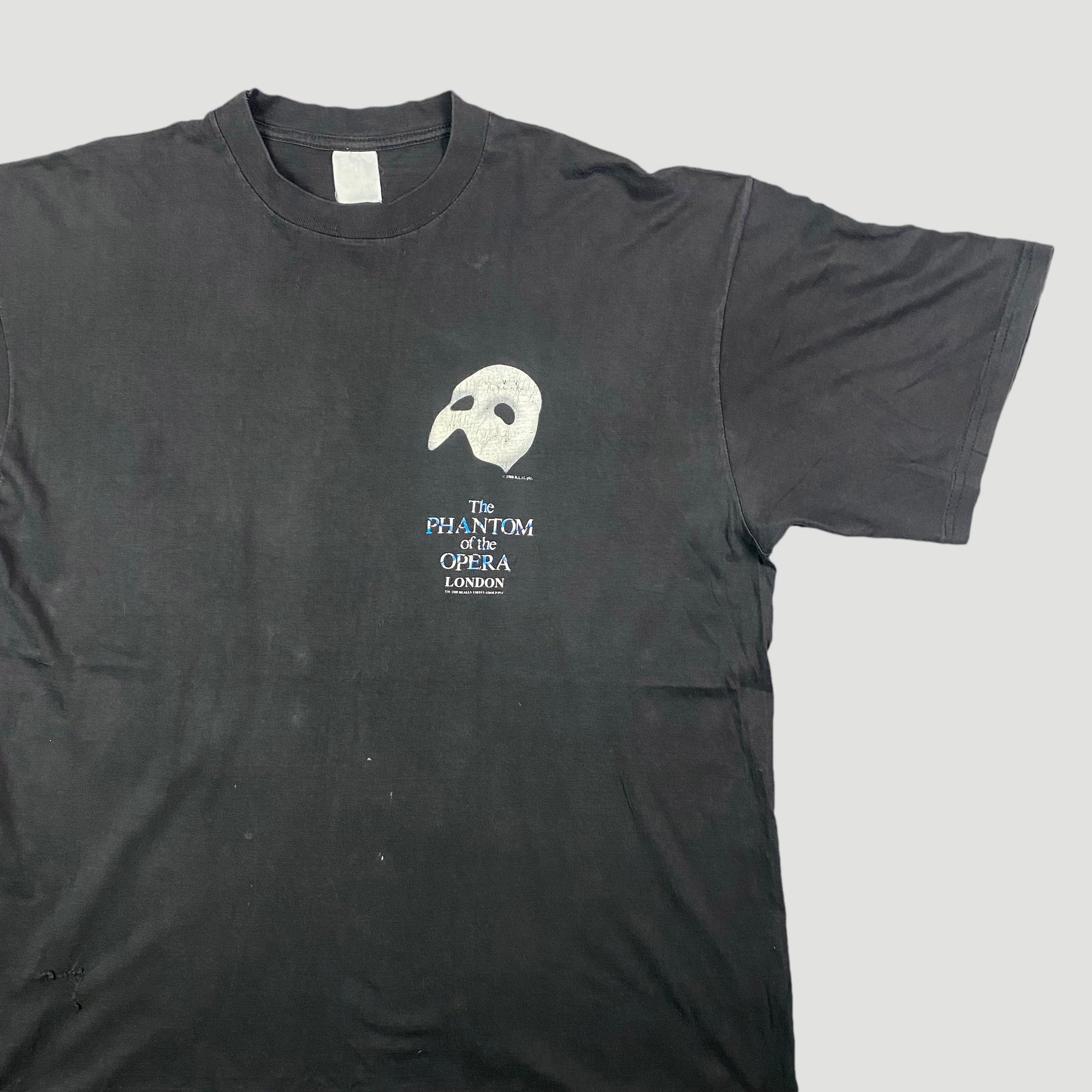 90s The Phantom of the Opera Tシャツ ブラック Unified Goods