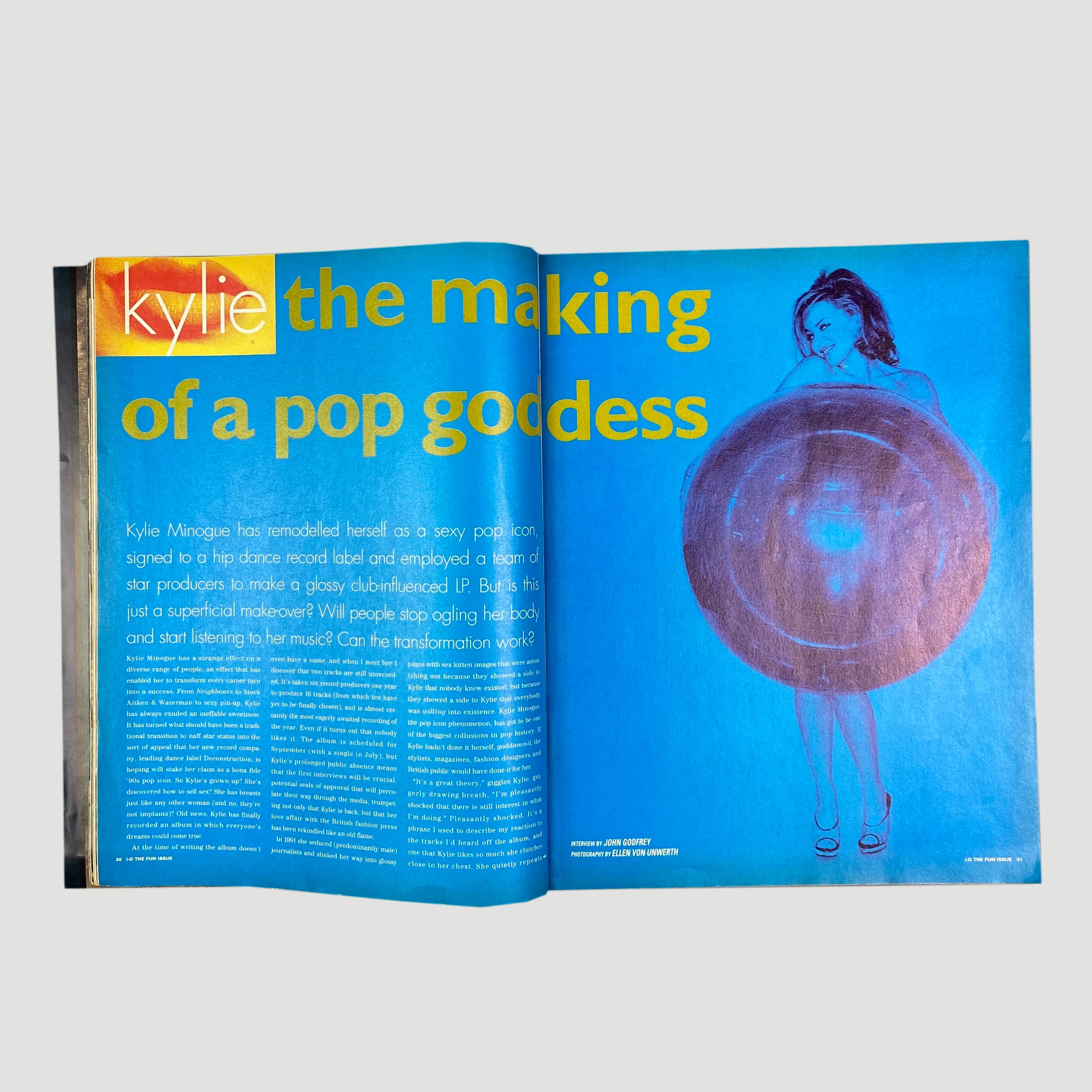 i-D Magazine Kylie Minogue 1994